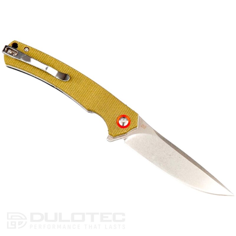 Dulotec K250-GR Folding Knife - Micarta handle and D2 tool steel » Dulotec.com