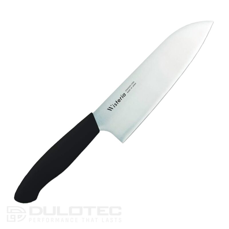 Fuji Cutlery Santoku Kitchen Knife FC-680 Wisteria—Black » Dulotec.com