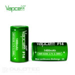 Vapcell 18350 F14 Battery, 1400 mAh, 3A » Dulotec.com