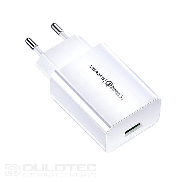 Mains Power Adapter, USAMS T22 QC3.0 - CC83TC01 » Dulotec.com