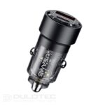 Car Charger, USAMS S-CC213 C40 165W, 2 USB-C + 3 USB-A PPS, 5 Outputs CC213CC01 » Dulotec.com