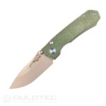 Dulotec K261-BK Folding Knife with a G10 handle featuring a carbon coating and D2 steel » Dulotec.com