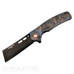 Dulotec K261-BK Folding Knife with a G10 handle featuring a carbon coating and D2 steel » Dulotec.com