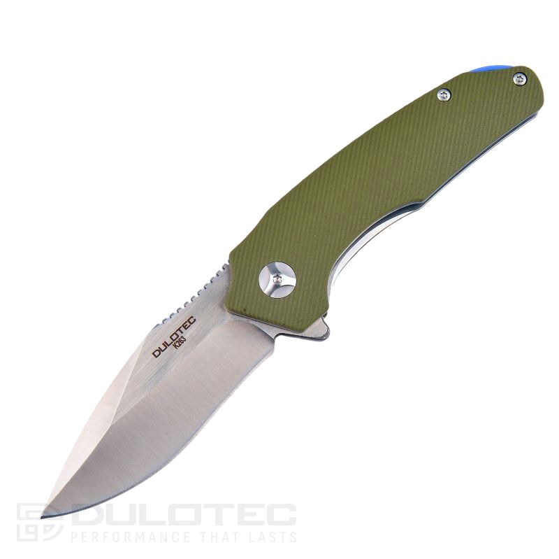 Dulotec K263-GN folding knife with a G10 handle and D2 steel blade » Dulotec.com