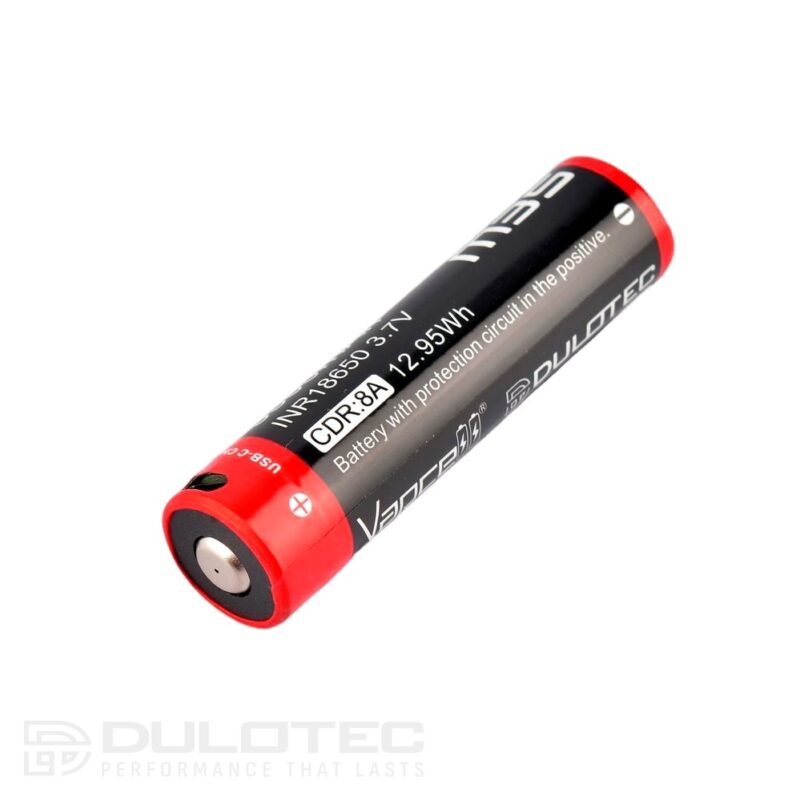 Vapcell Dulotec 18650 M35 3500mAh USB-C Battery with Raised Positive Terminal and Protection » Dulotec.com