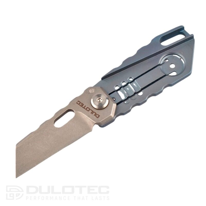 Dulotec K906 Folding Titanium Knife - Blue » Dulotec.com