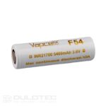 Vapcell 21700 F54 5400mAh 10A Battery » Dulotec.com