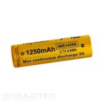 Vapcell 14500 F12 Battery, 1250mAh, 3A » Dulotec.com
