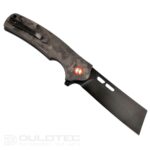 Dulotec K261-BK Folding Knife with a G10 handle featuring a carbon coating and D2 steel » Dulotec.com