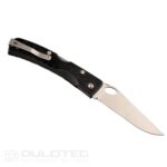 Manly Peak Pocket Folding Knife - Black FRN 14C28N OH » Dulotec.com