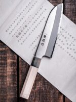 Fuji Cutlery Ryutoku Santoku Kitchen Knife FC-579 with Magnolia Handle » Dulotec.com