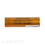 Vapcell J30 18650 Battery, 3000 mAh, 15 A/25 A » Dulotec.com
