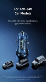 Car Charger, USAMS US-CC162 C31 15W, 2 Outputs A+A CC162CC01 » Dulotec.com