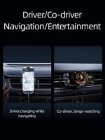 Car Charger, USAMS US-CC208 C39 60W, 1 USB-C + 1 USB-A, 2 Outputs CC208CC01 » Dulotec.com
