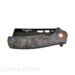 Dulotec K261-BL Folding Knife with a G10 handle featuring a carbon coating and D2 steel » Dulotec.com
