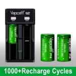 Vapcell 18350 F14 Battery, 1400 mAh, 3A » Dulotec.com