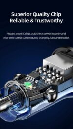 Car Charger, USAMS US-CC162 C31 15W, 2 Outputs A+A CC162CC01 » Dulotec.com