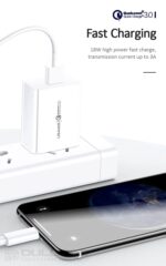 Mains Power Adapter, USAMS T22 QC3.0 - CC83TC01 » Dulotec.com