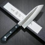 Tojiro DP Damascus Santoku Knife 170 mm F-331 - VG10 - 37-layer laminate » Dulotec.com