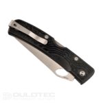 Manly Peak Pocket Folding Knife - Black FRN 14C28N OH » Dulotec.com