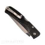 Manly Peak Pocket Folding Knife - Black FRN 14C28N TH » Dulotec.com