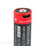 Vapcell Dulotec 18650 M35 3500mAh USB-C Battery with Raised Positive Terminal and Protection » Dulotec.com