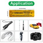 Vapcell 14500 F12 Battery, 1250mAh, 3A » Dulotec.com