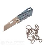Dulotec K906 Folding Titanium Knife - Blue » Dulotec.com