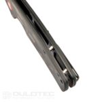 Dulotec K261-BK Folding Knife with a G10 handle featuring a carbon coating and D2 steel » Dulotec.com