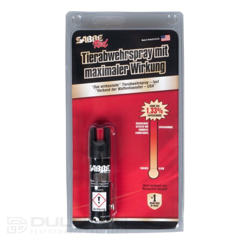 Sabre Red Clip Pepper Spray for Self-Defense, 22.2 ml » Dulotec.com
