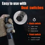 Dulotec Guardian Tactical Flashlight, 1,800 lumens, 700 meters, 5,200 mAh battery, magnetic charging, case » Dulotec.com