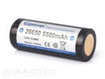 Keeppower 26650 5500mAh Battery with High-Discharge Protection » Dulotec.com