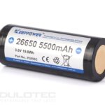 Keeppower 26650 6000mAh Battery, Unprotected, High-Discharge » Dulotec.com