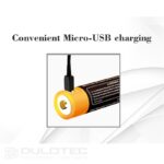 Vapcell P1418A 14500 1800mAh 1.5V Battery with Protection and Micro USB Charging » Dulotec.com