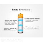 Vapcell P1418A 14500 1800mAh 1.5V Battery with Protection and Micro USB Charging » Dulotec.com