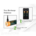Vapcell P1835A 18650 3500mAh 10A Battery with Protection and Micro USB Charging » Dulotec.com
