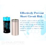 Vapcell P1608A 16340 800mAh Battery with Protection and Micro USB Charging » Dulotec.com