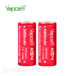 Vapcell K54 26650 5400mAh 15A Battery » Dulotec.com