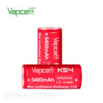 Vapcell K54 26650 5400mAh 15A Battery » Dulotec.com
