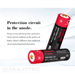 Vapcell P1409A 14500 950mAh Battery with Protection and Micro USB Charging » Dulotec.com