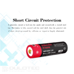 Vapcell P1409A 14500 950mAh Battery with Protection and Micro USB Charging » Dulotec.com
