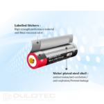 Vapcell P1409A 14500 950mAh Battery with Protection and Micro USB Charging » Dulotec.com