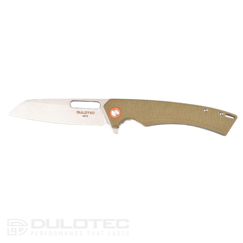 Dulotec K215 folding knife – light green 8Cr13Mov stainless steel » Dulotec.com