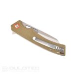 Dulotec K215 folding knife – light green 8Cr13Mov stainless steel » Dulotec.com