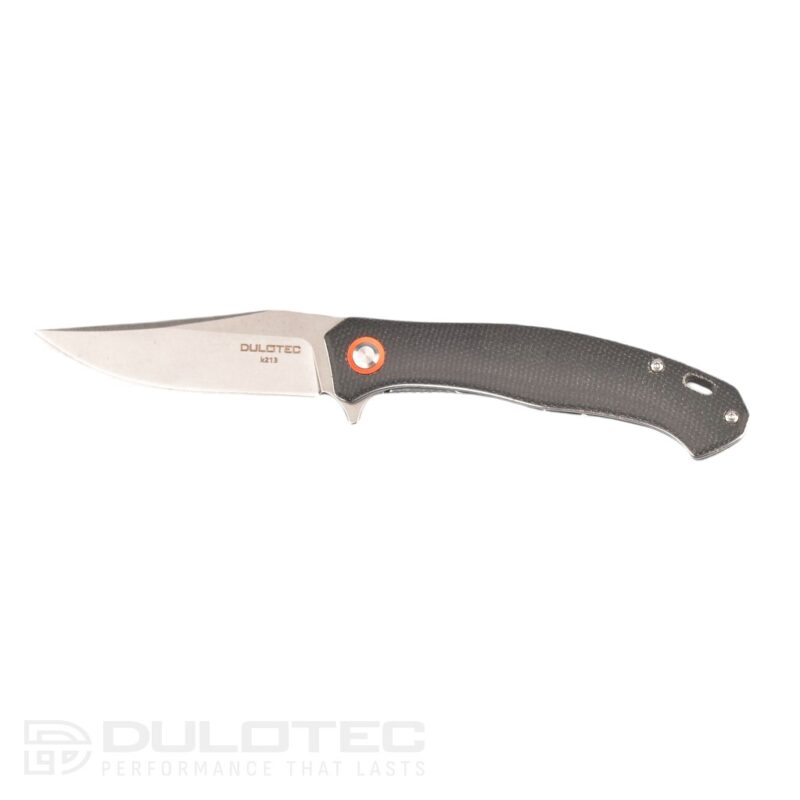 Dulotec K213 Folding Knife - Black 8Cr13Mov Stainless Steel » Dulotec.com