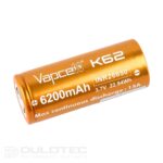 Vapcell 26650 K62 6200mAh 15A Battery » Dulotec.com