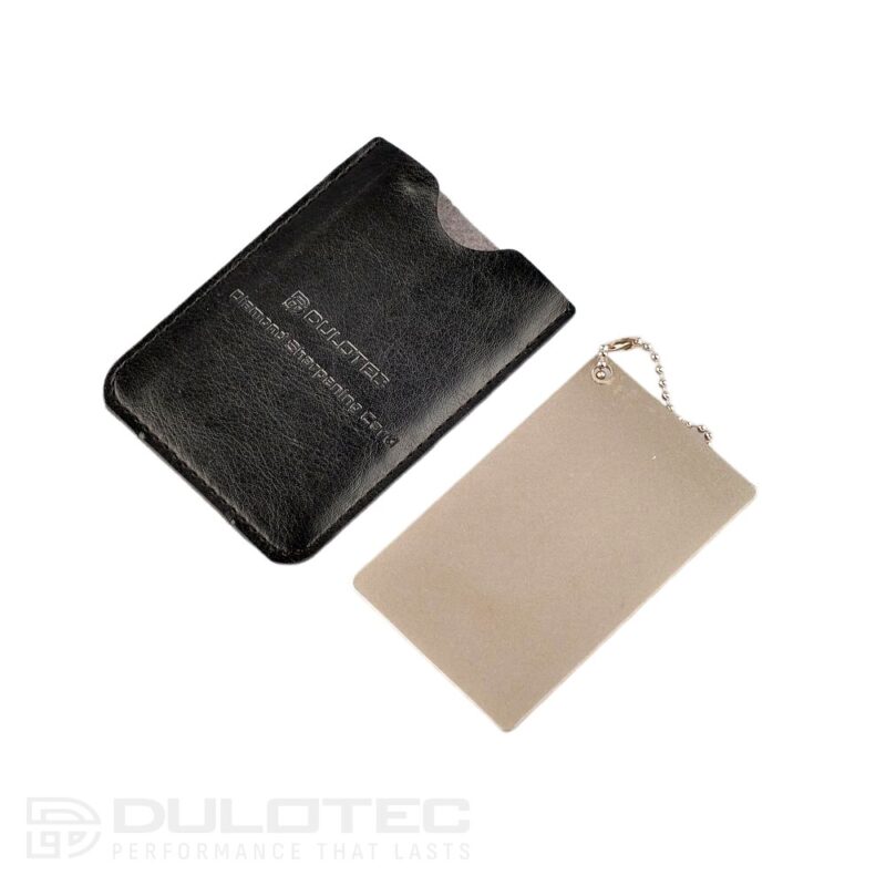 Dulotec Diamond Sharpener with Leather Case - 600/1200 » Dulotec.com