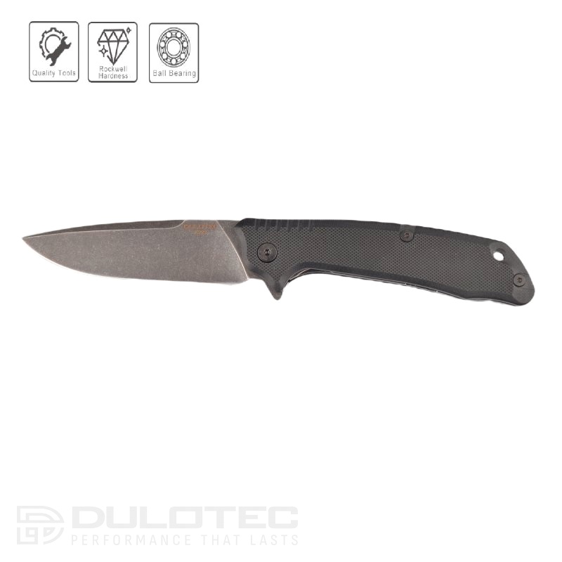 Dulotec K223 Folding Knife - Black 5Cr14Mov Stainless Steel » Dulotec.com