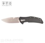 Dulotec K224 folding knife – Black 8Cr14Mov stainless steel » Dulotec.com