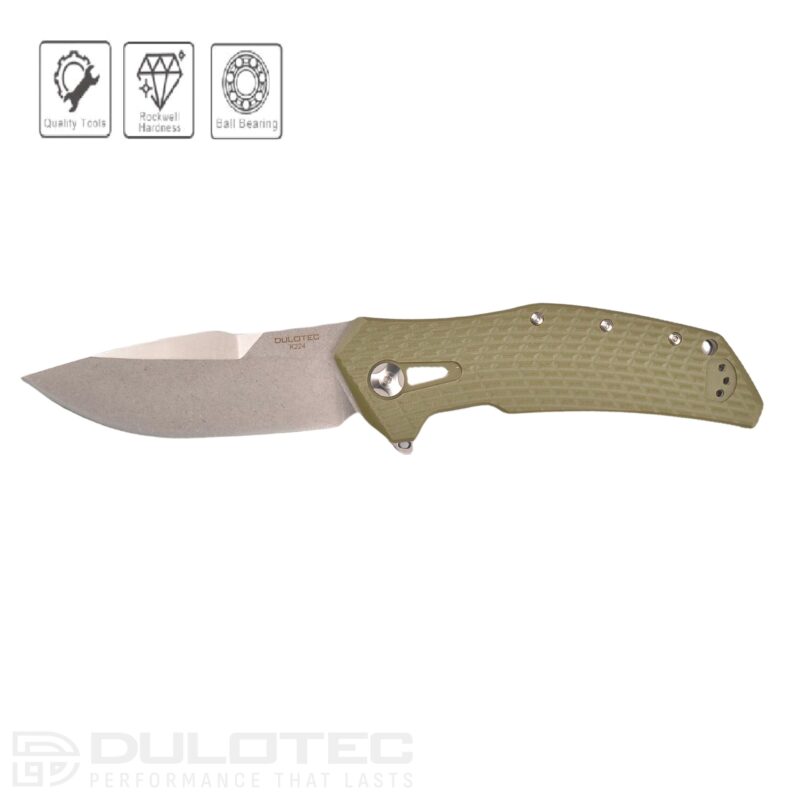 Dulotec K224 Folding Knife – Green 8Cr14Mov Stainless Steel » Dulotec.com
